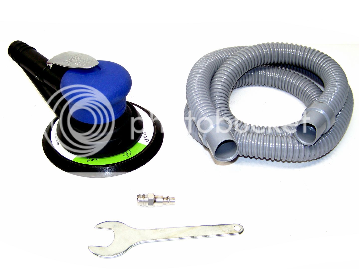 6" Air Palm Sander Random Orbital D A Paint Bondo Sander SelfVacuum